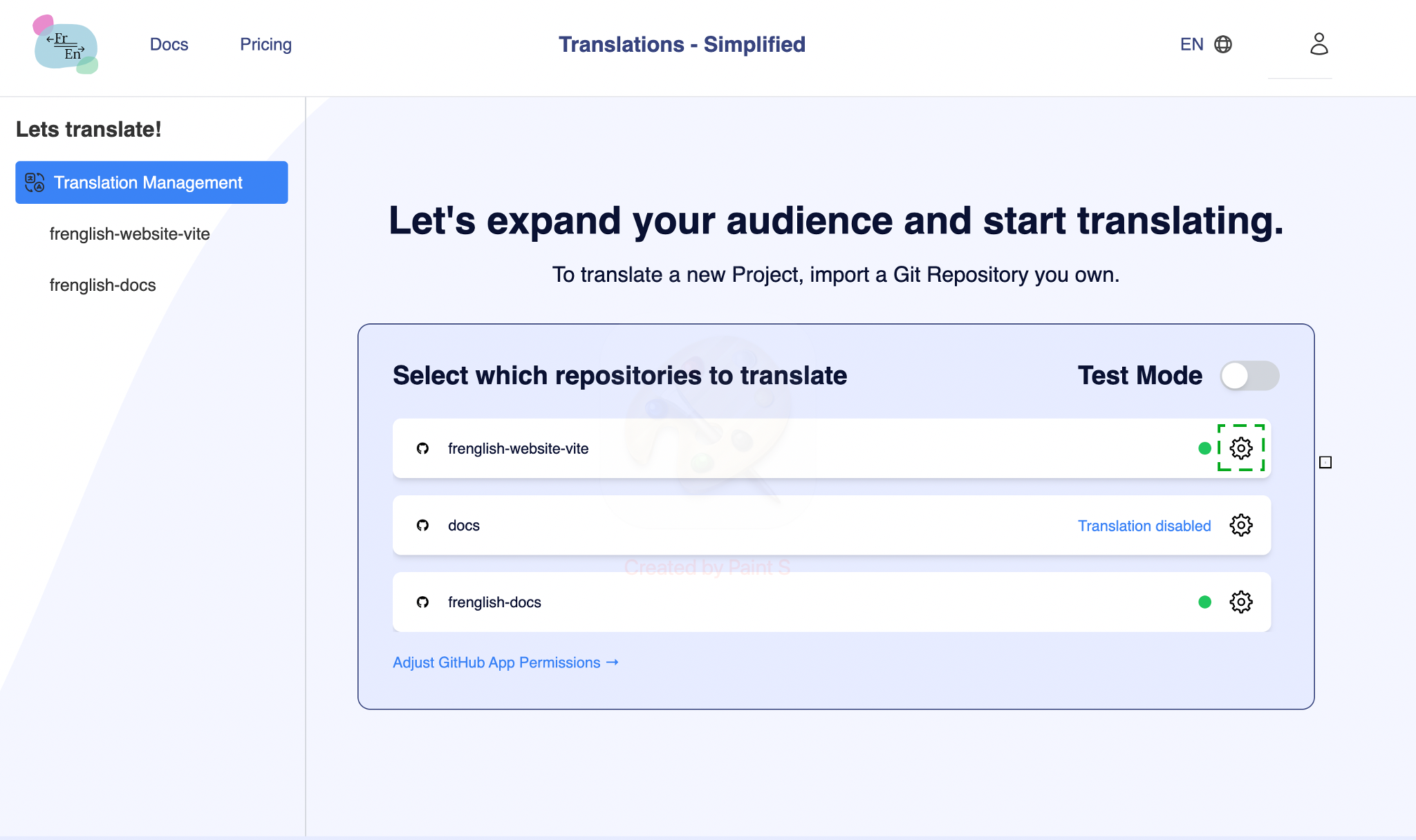 Translation Management